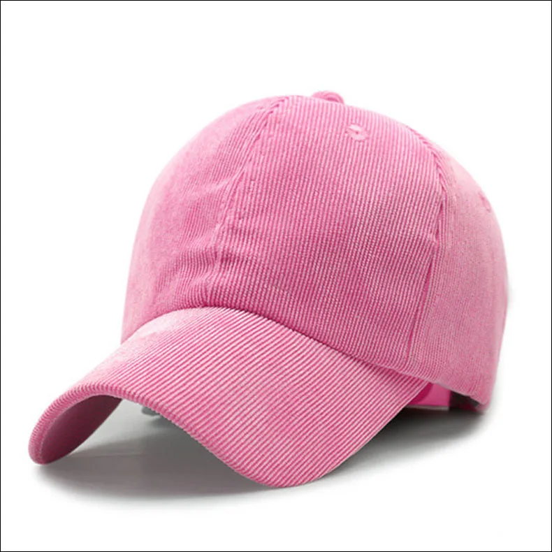 Мужская повседневная Вельветовая бейсбольная кепка, женские одноцветные брендовые шапки, зимние теплые кепки, унисекс, пара кепок, модная 6 стилей