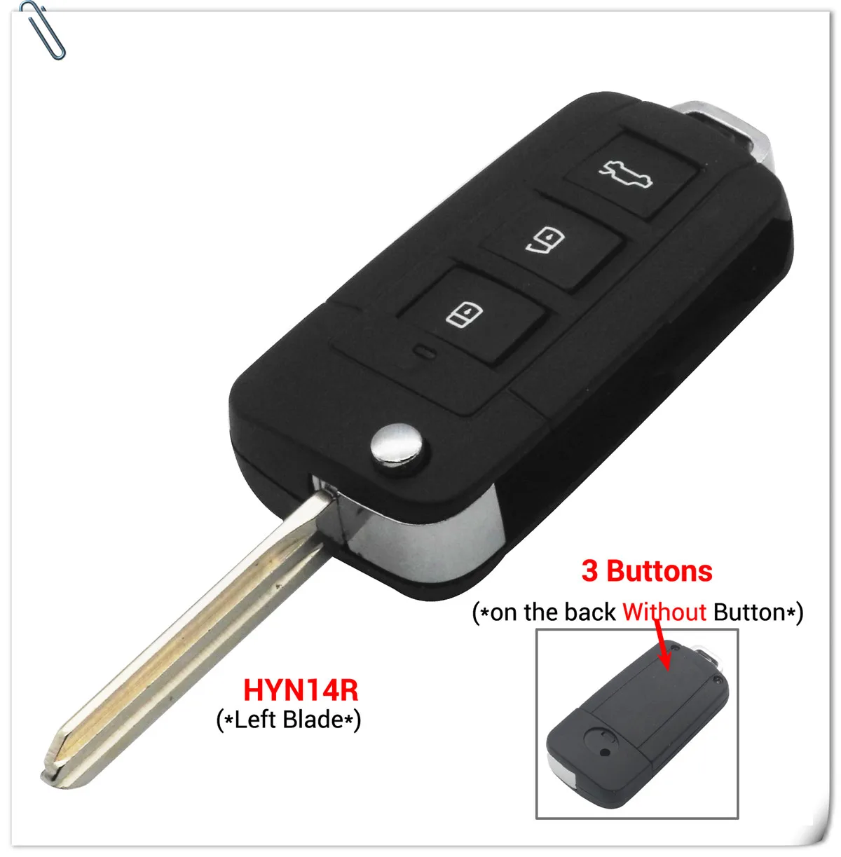 Keyforkess 3/4 pulsante modificato pieghevole chiave a distanza Shell per Kia per Hyundai Elantra Sonata Genesis portachiavi per auto Fob HYN10 HYN14R - HTB1Om FcBKw3KVjSZTEq6AuRpXaZ
