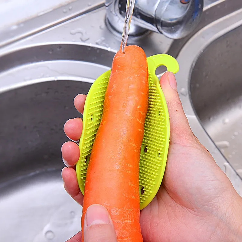 

Multi-functional Fruit Vegetable Brush Kitchen Tools Easy Cleaning Brush For Potato Kitchen Tools Home Gadgets cooking tool