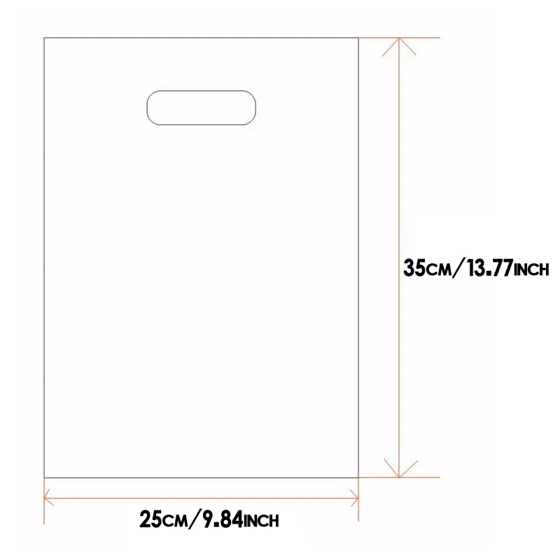 Большие размеры 25x35 см пластиковые пакеты с ручкой мешки черный Золотой горошек толстый подарок одежда упаковка пластиковый подарочный пакет с ручками 50 шт