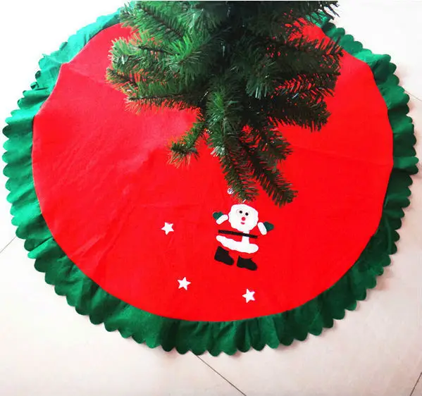 90 см стерео коврик под рождественскую елку, не тканая наклейка ткань Saia Arvore де от Натале Arbol De Navidad