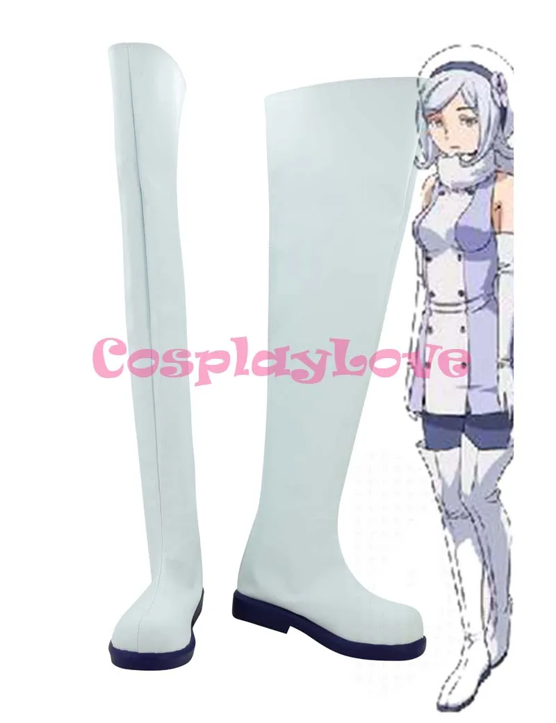 Обувь для костюмированной вечеринки Gundam Build Fighters Aila Jyrkiainen белые ботинки ручной