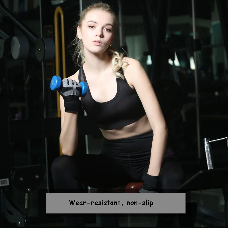 Gym Fitness Training Gloves For Women Weightlifting Pull Up Bar Horizontal Bar Exercise Gloves Anti-slip With Wrist Support