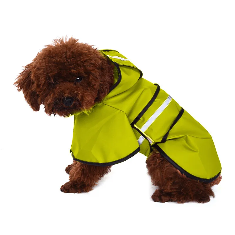 Дождевик для собак, водонепроницаемый дождевик, комбинезон для больших собак, щенков, зеленый цвет, 2XL/3XL,, высокое качество