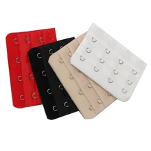 15 шт. дамы Полезная бюстгальтер крючки на бюстгалтер для регулировки размера удлинитель 4 Крючки 3 ряда регулируемый ремень пряжка расширение удлинение для лямок бюстгальтера Sujetador