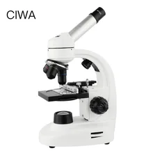 CIWA 1600X Monocular Objective lens Microscope student Lab Magnification Educational Biological Professional Eyepiece Microscope