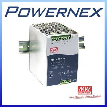 

[PowerNex] MEAN WELL original SDR-480P-24 24v 20A meanwell SDR-480P 24V 480W Industrial DIN RAIL with PFC Function Power Supply