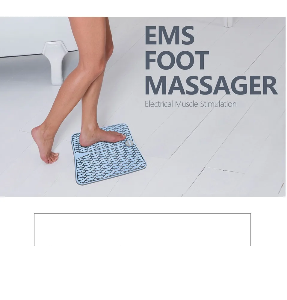 VONMIE EMS массаж ног беспроводной стимулятор мышц умный педикюр ноги рефлексотерапия ABS обучающее устройство USB Перезаряжаемый унисекс