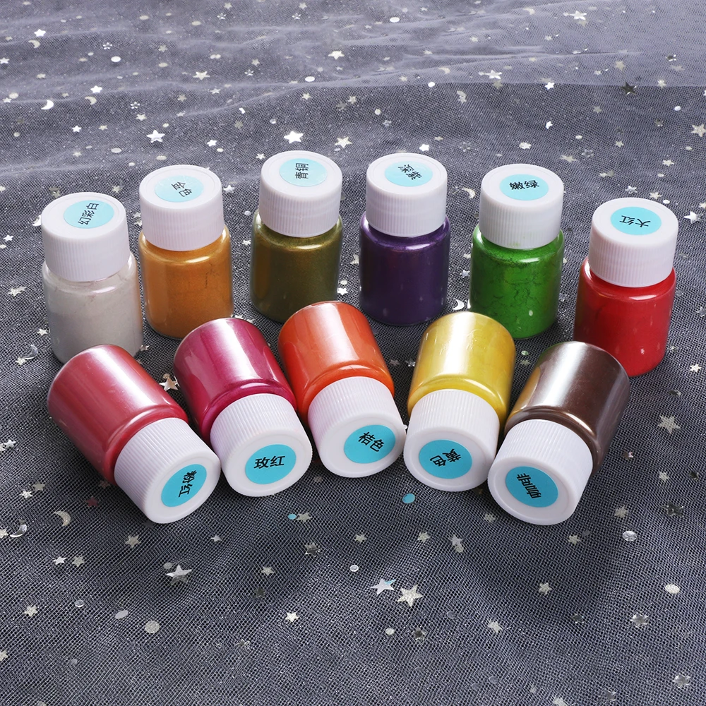 

2018 Hot Soap Dye Mica Powder Pigments For DIY Bath Bomb Soap Making Coloring DIY Decor Crafts