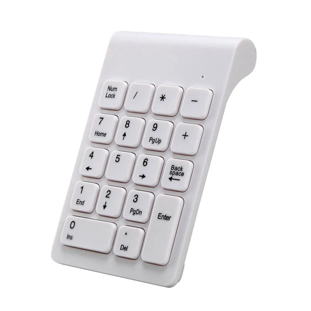 

Portable 2.4G Wireless Digital Keyboard USB Number Pad 18 Keys Mini Numeric Keypad For Laptop PC Notebook Desktop -Drop