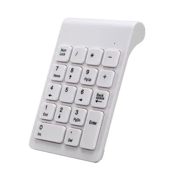 

Portable 2.4G Wireless Digital Keyboard USB Number Pad 18 Keys Mini Numeric Keypad For Laptop PC Notebook Desktop -Drop