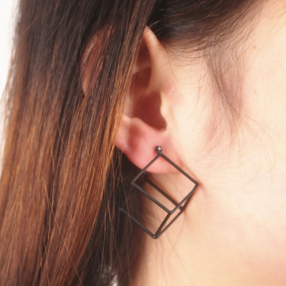 Женские серьги гвоздики Boho простые металлические геометрические 6A3032|earrings for women