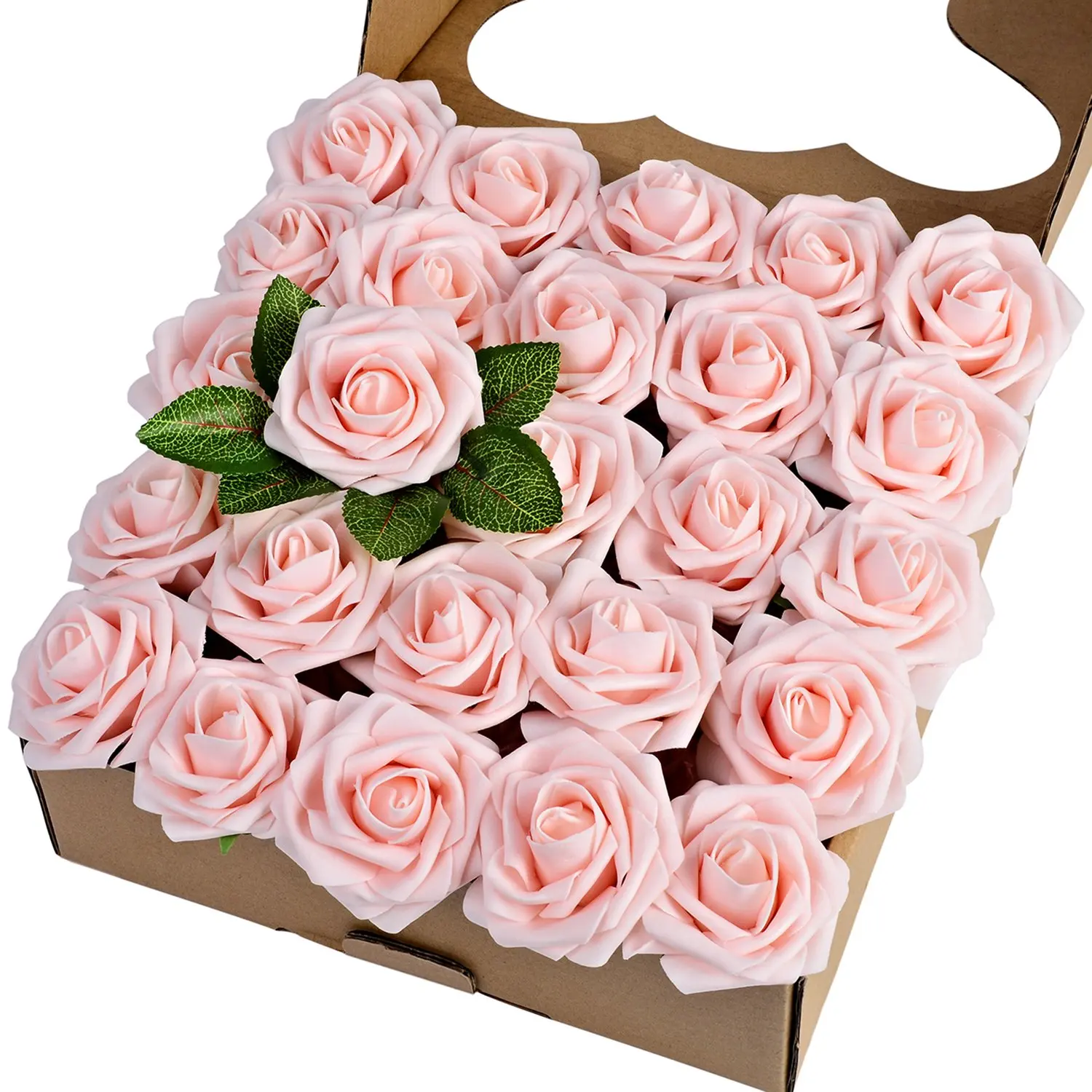 Лидер продаж, искусственная Роза, Подарочная коробка на День святого Валентина, 50 шт., настоящие румяна, искусственные розы для рукоделия, свадебные букеты, центральные украшения, свадебный душ