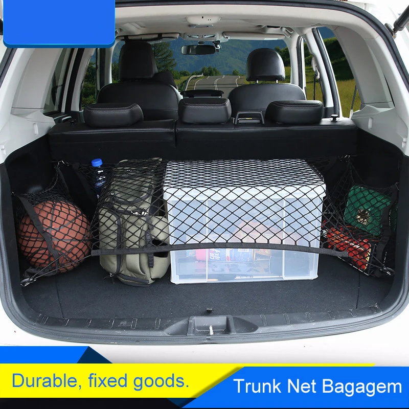 Buy QHCP Nylon Car Back Rear Trunk Storage Mesh Bag