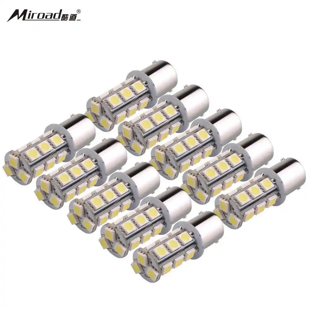 Buy Miroad 10 X LED Car Replacement Bulbs 1156 BA15S