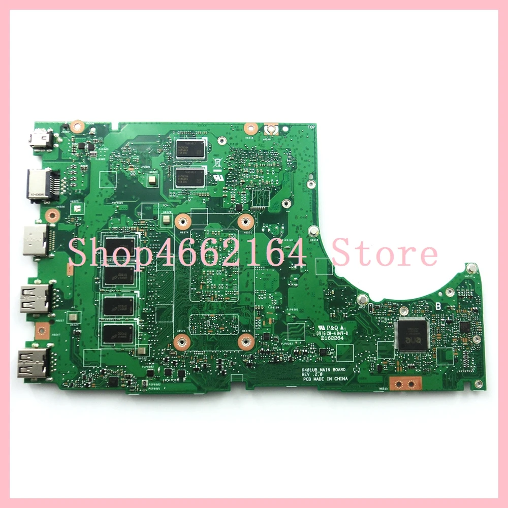 Greatest  K401UB Laptop motherboard I7-6500 CPU GT940M/2G for ASUS K401U A401UB K401UQ Laptop mainboard K401U
