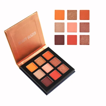 

Beauty Glazed New Fashion Cosmetics 9 Colors Shimmer Eyeshadow Cream Matte Glitter Natural Pigmented Eyeshadow Powder # 02