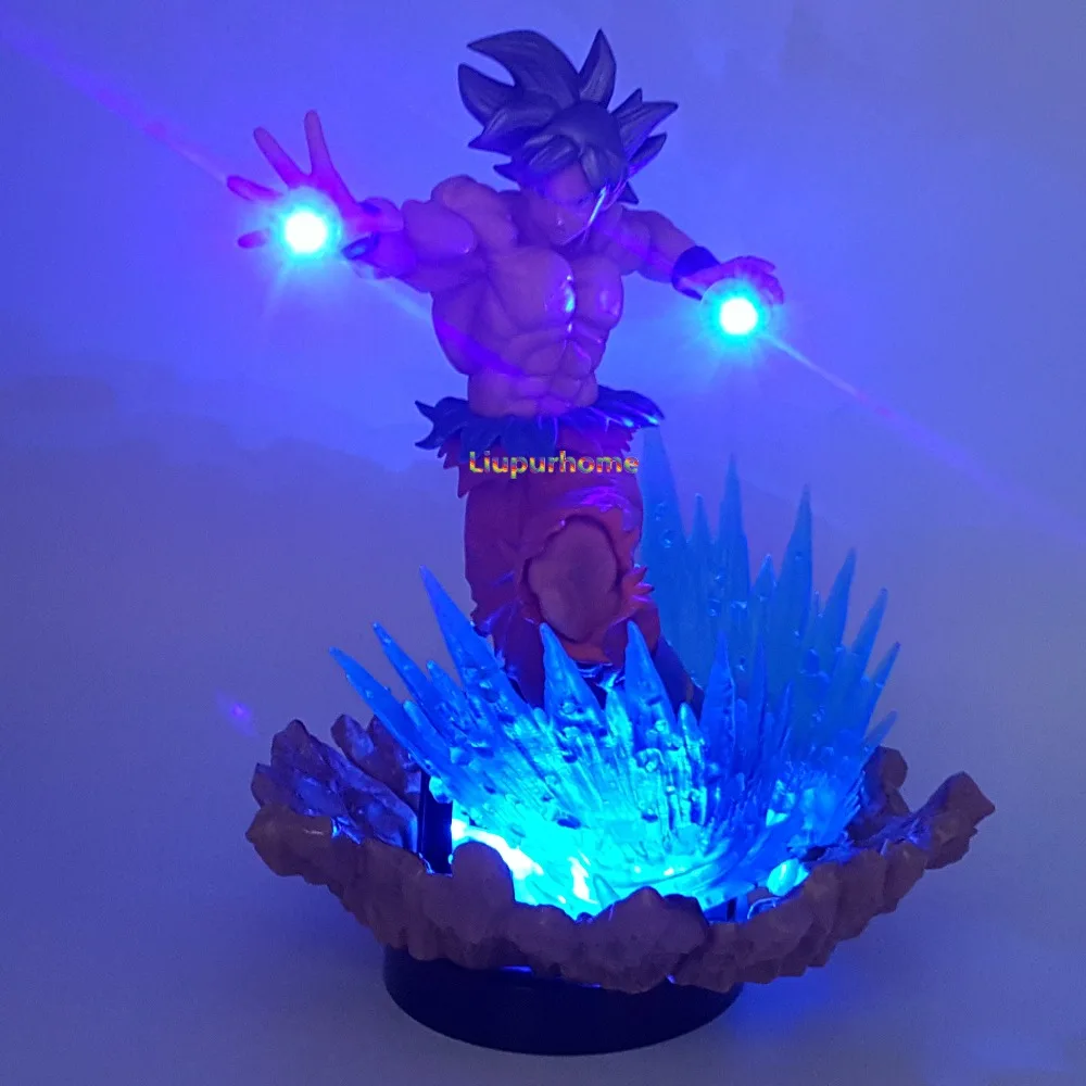 Dragon Ball Son Goku Ultra Instinct Led ночные светильники Настольная лампа Dragon Ball Z Goku Key of Egoism Led Lamparas ночник