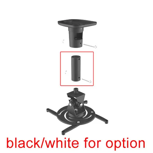 D mount 13.6kg universal full motion tilt swivel ALUMINUM projector