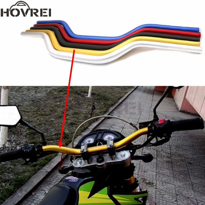 Мотоцикл 1 1/" 28 мм руль с широкими ручками Ручка Бар для питбайк эндуро обод велосипедный ATV Quad