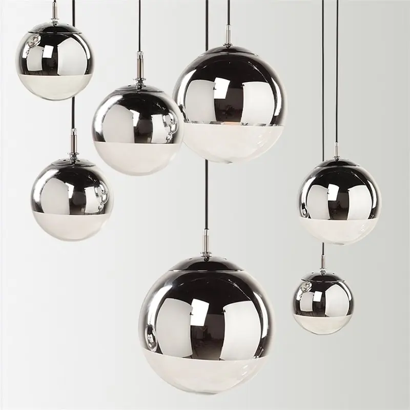 Modern Design Glass Ball LED Pendant Lights Tom DIXON Art ...
