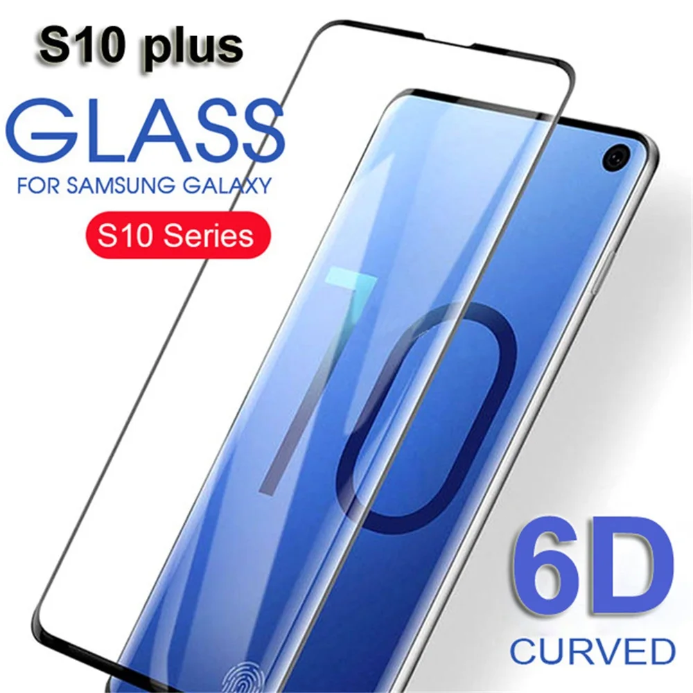 

1PC 6D Curved Full Cover Tempered Glass Film Screen Protector for Samsung Galaxy S10e S10 Plus S9 S8 plus