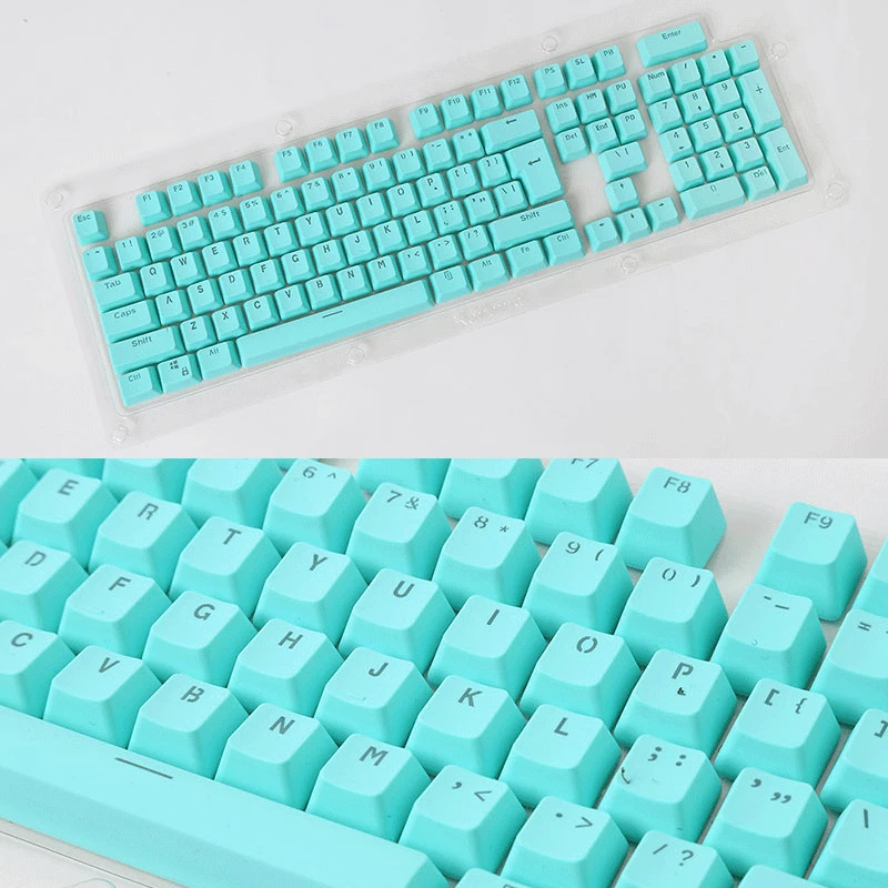 [Hfsecure] OEM 104 клавиши с подсветкой PBT колпачки для механической клавиатуры розовый