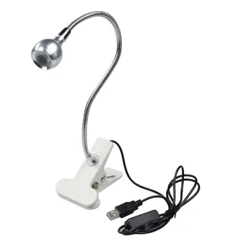 

USB Flexible 3LED Light Desk Lamp with Clip for Laptop PC Computers LO88