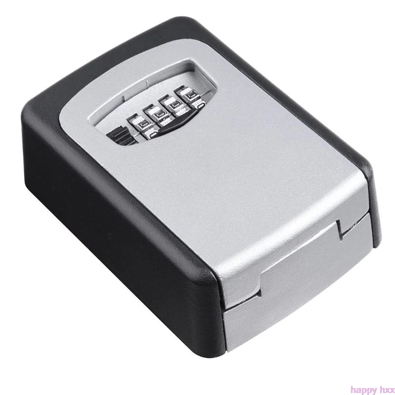 

Wall-mounted 4 Digit Password Combination Security Storage Box Key Safe Lock Case