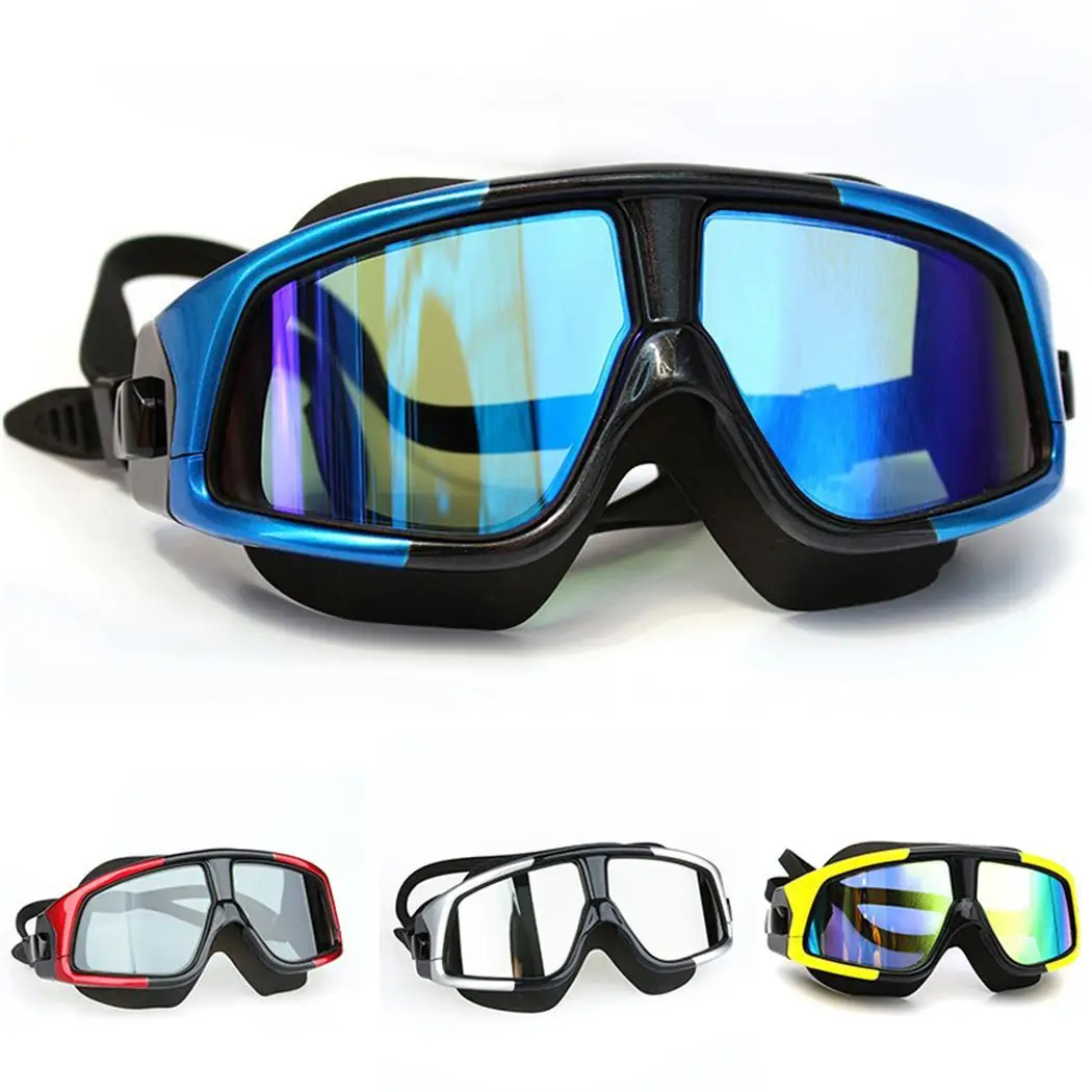 New Professional Anti-Fog UV Protection Adjustable Swimming Goggles Men Women Waterproof silicone glasses adult Eyewear#a
