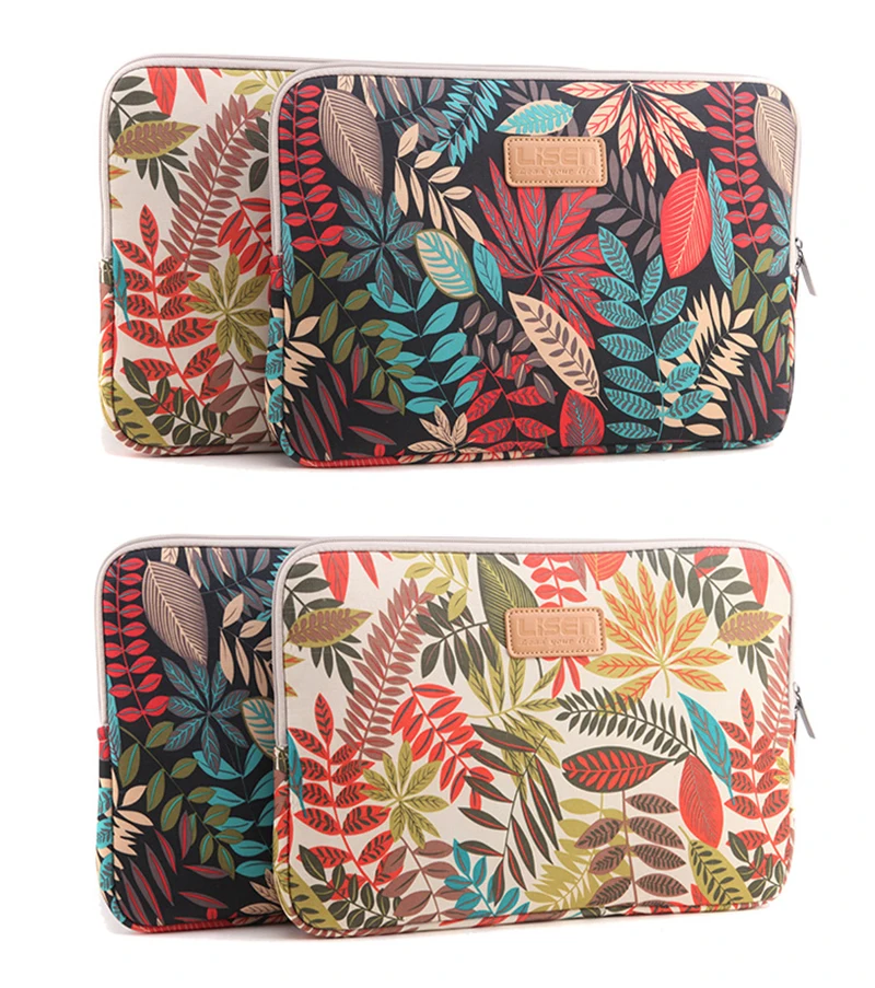 LISEN Colorful Leaf Notebook Sleeve