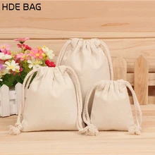 Холщовая Сумка для упаковка ювелирных изделий/макияж/подарок/Свадьба/Вечерние/сумка для хранения с завязкой мешочек Саше карман печать логотип на заказ