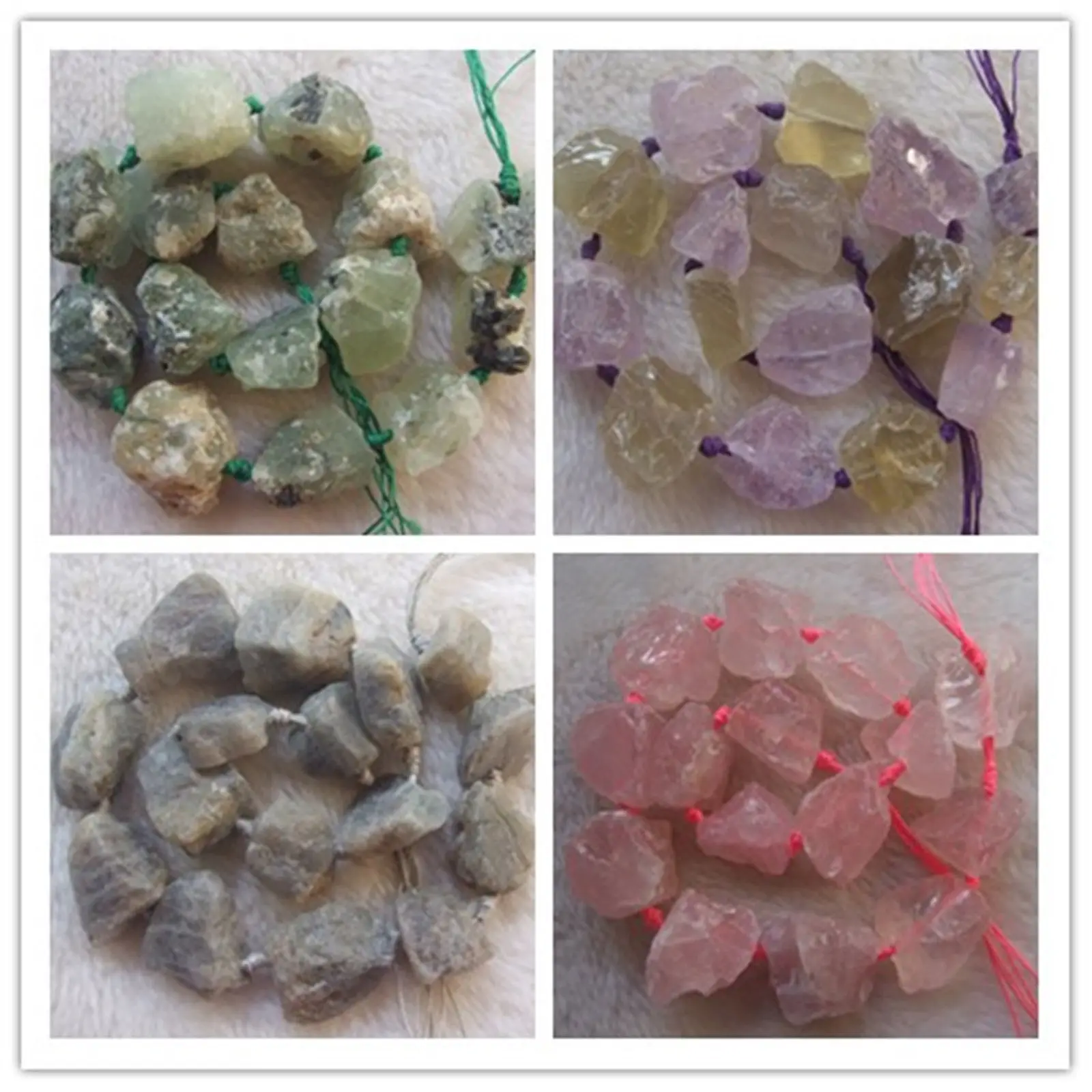 

22mm Natural Stone Material Freeform Loose Beads 15.5"