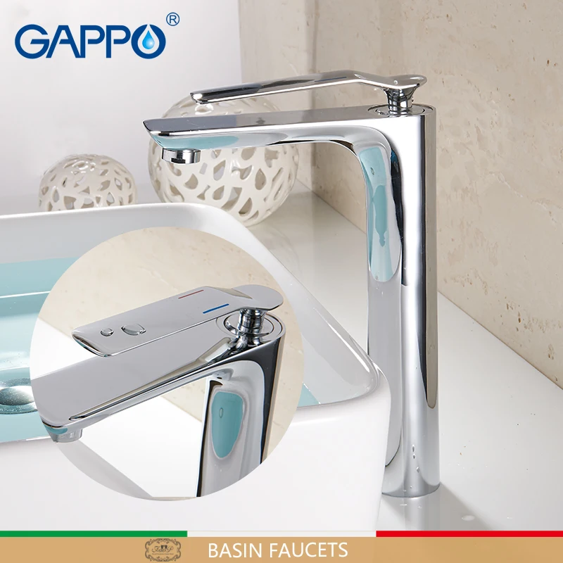 GAPPO basin faucet Waterfall Tall Basin Faucet Bathroom Sink Taps Basin Mixer Sinks Mixer Tap Cold And Hot Water Tap