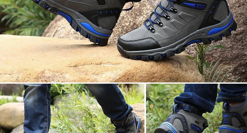 Треккинговые ботинки мужские ботинки водонепроницаемые уличные треккинговые кроссовки для альпинизма горные Трекинговые мужские шнурки для трекинга zapatillas hombre