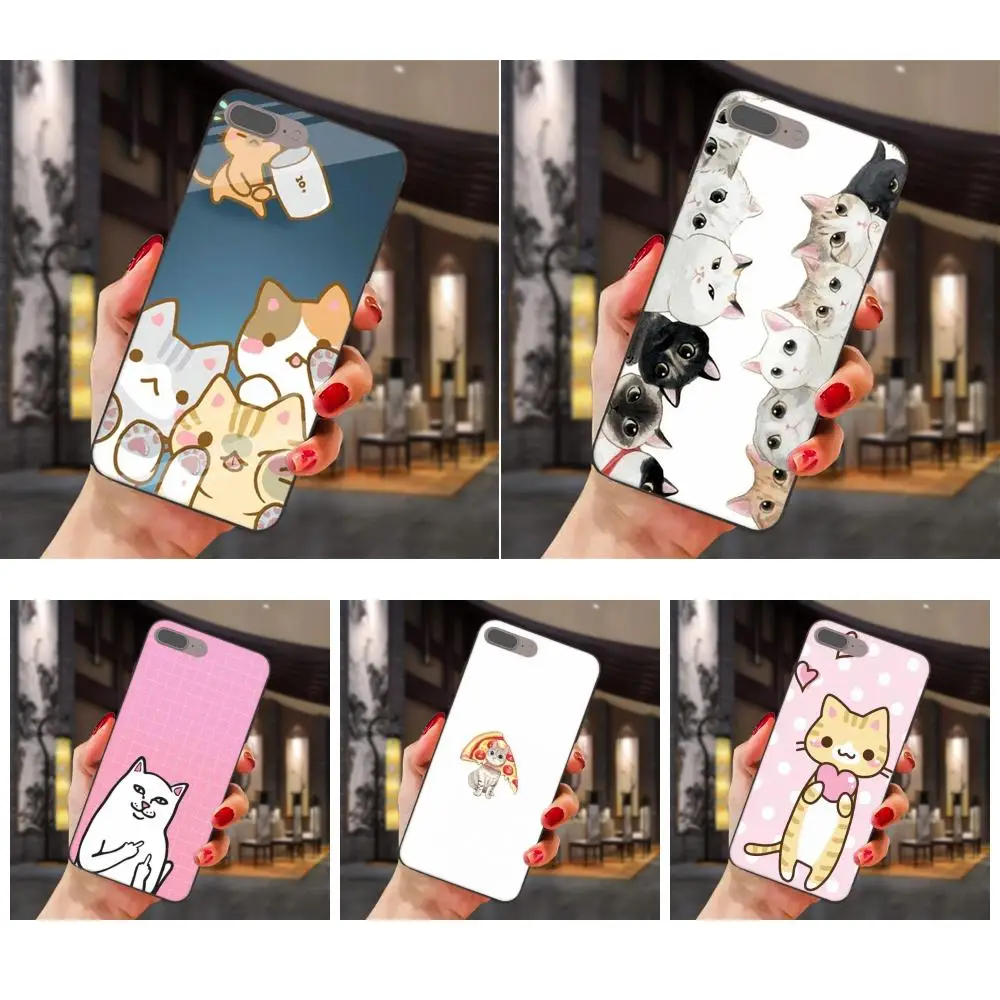 

Cat On Photo Copy Custom Hard Soft TPU Patterns For Samsung Galaxy A3 A5 A6 A6s A7 A8 A9 Star Plus 2016 2017 2018