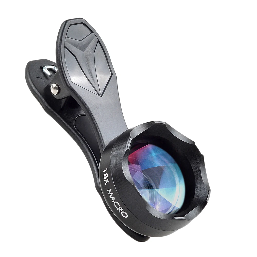 Universal Clip on HD 18 X Macro Lens Photography Mobile Phone Lens For