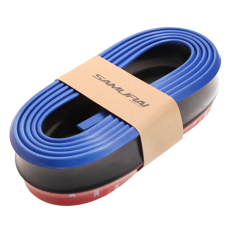 2,5 m Protector de coche parachoques delantero divisor de labios coche pegatina cuerpo Kit alerón parachoques de goma de doble color coche estilo accesorios 2,5 m Protector de coche parachoques delantero divisor de labios coche pegatina cuerpo Kit alerón parachoques de goma de doble color coche estilo accesorios