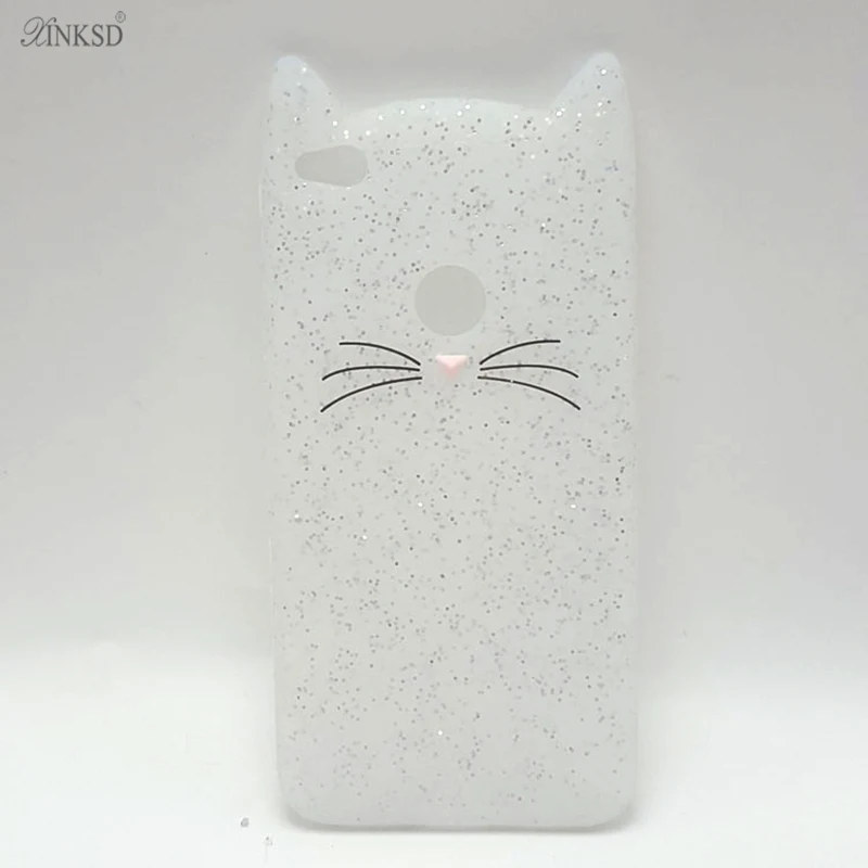 3D-Cartoon-Glimlach-Zwarte-Kat-Oren-Baard-Zachte-Siliconen-Telefoon-Case-voor-Huawei-P8-Lite-2017