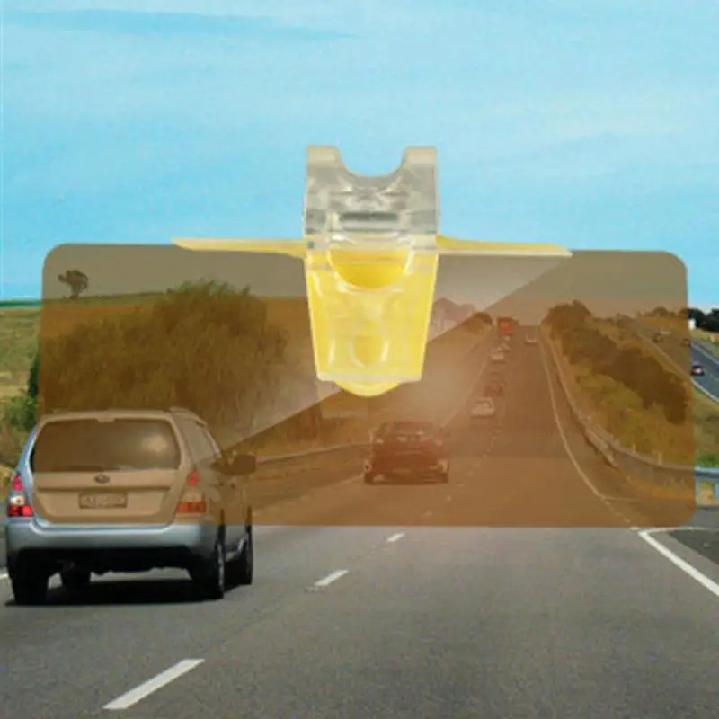 Anti-Glare Anti-UV Sun Visor for Day & Night Driving