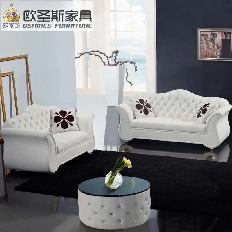 China Factory Sale Euro Hotel Pure White Chesterfield Furniture