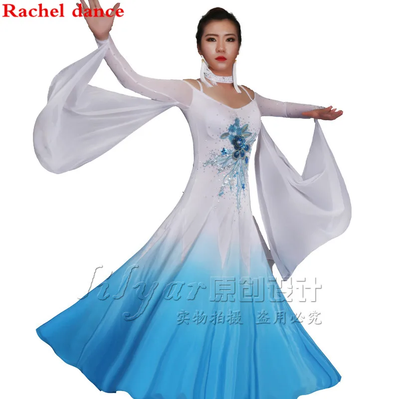 

New 2017 Latin Dance Dresses Suits Women/Girls Sexy Fringes long Skirt Ballroom/Tango/Rumba/Latin Dresses Clothings For Dancer