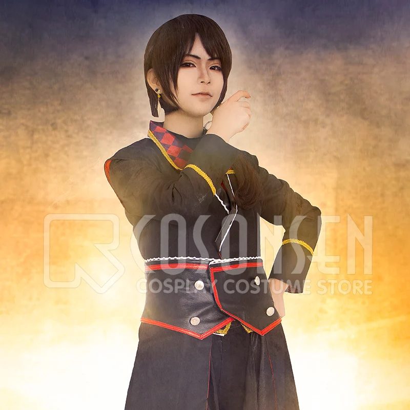 Touken Ranbu Kashuu Kiyomitsu Zwart Podium Play Prestaties Cosplay Kostuum COSPLAYONSEN volledige set Touken Ranbu Kashuu Kiyomitsu Zwart Podium Play Prestaties Cosplay Kostuum COSPLAYONSEN volledige set