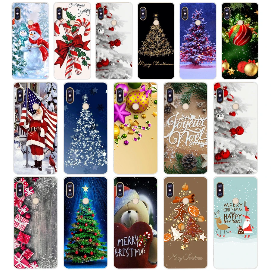 

74G Snow Christmas Ball new Year gift Soft TPU Silicone Cover Case for xiaomi redmi 5 plus note 5 pro mi 8