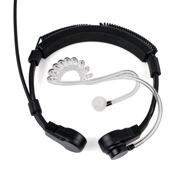 New Finger PTT Throat MIC Headphone (7)