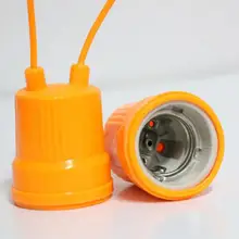 Водонепроницаемый патрон E27 База разъем E27 лампа База Керамические Подвесной светильник головы