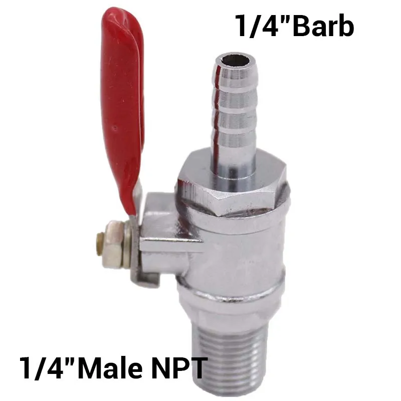 1/" MPT запорный клапан w/обратный клапан Homebrew Co2 коллектор Co2 регулятор части пивоварни оборудование