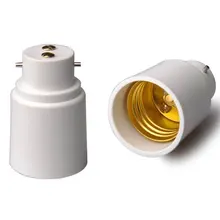 B22 для E27 Лампа патрон переходник преобразователь адаптер b22 к e27 база, 100 шт./лот DHL