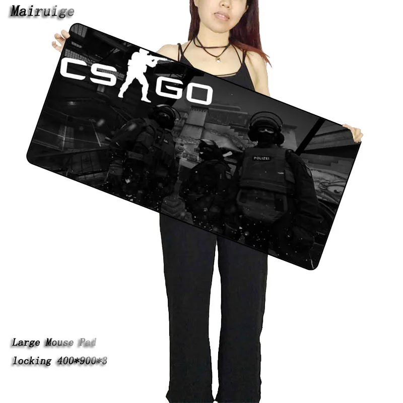 Mairuige 90X40CM Large Size mouse pad Anti-slip Natural Rubber PC Computer Gaming mousepad Desk Mat
