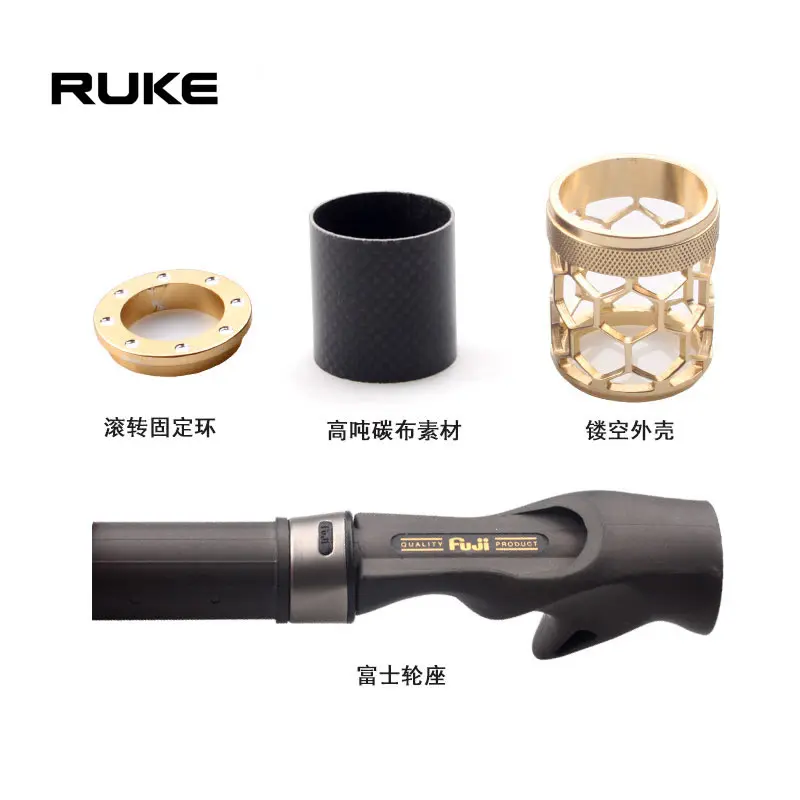 RUKE DIY ручка для ружья, ручка для удочки 16# обычные ACS, Fuji ACS колесное сиденье Удочка Fuji аксессуары бесплатно